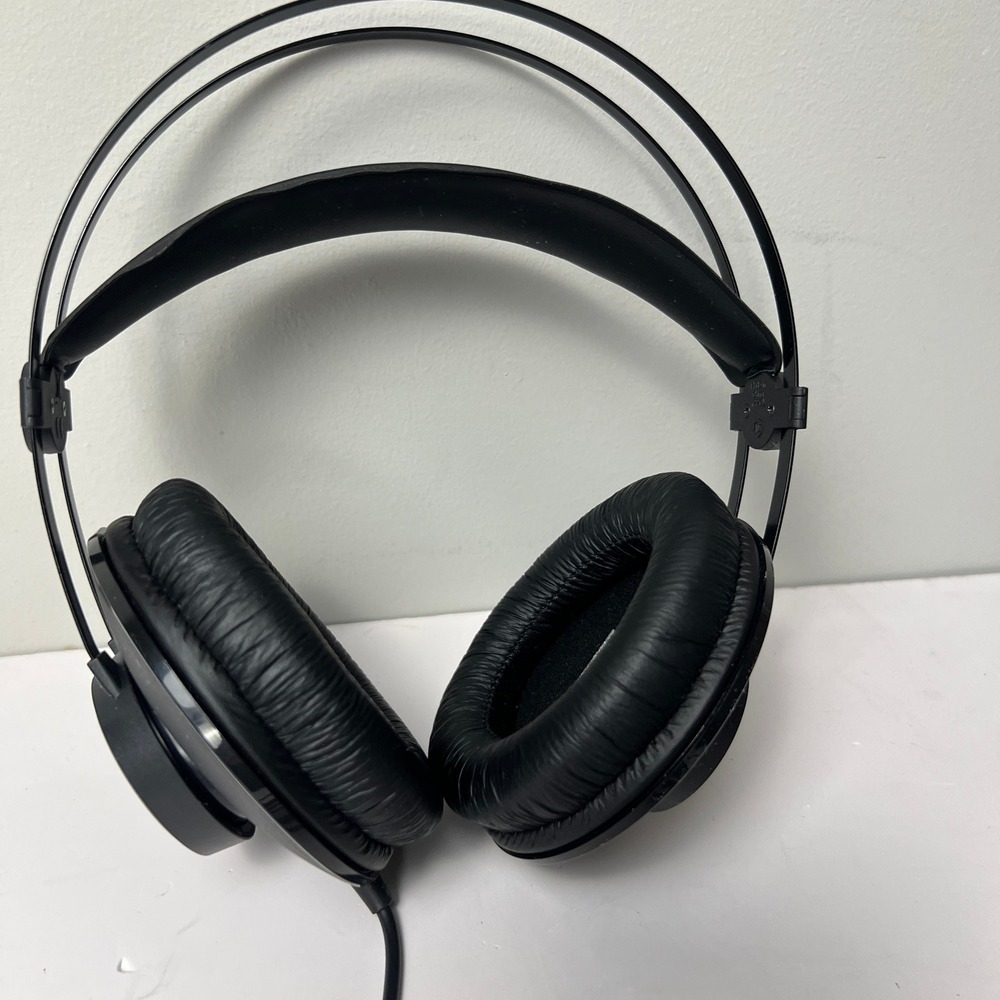 AKG K52 Over-Ear Headphones Hi Fidelity Black Wired Studio Monitor Audio